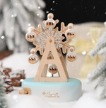 Ferris Wheel Carousel Snowflake Music Box