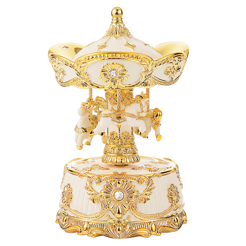 Romantic Luxury Carousel Music Box